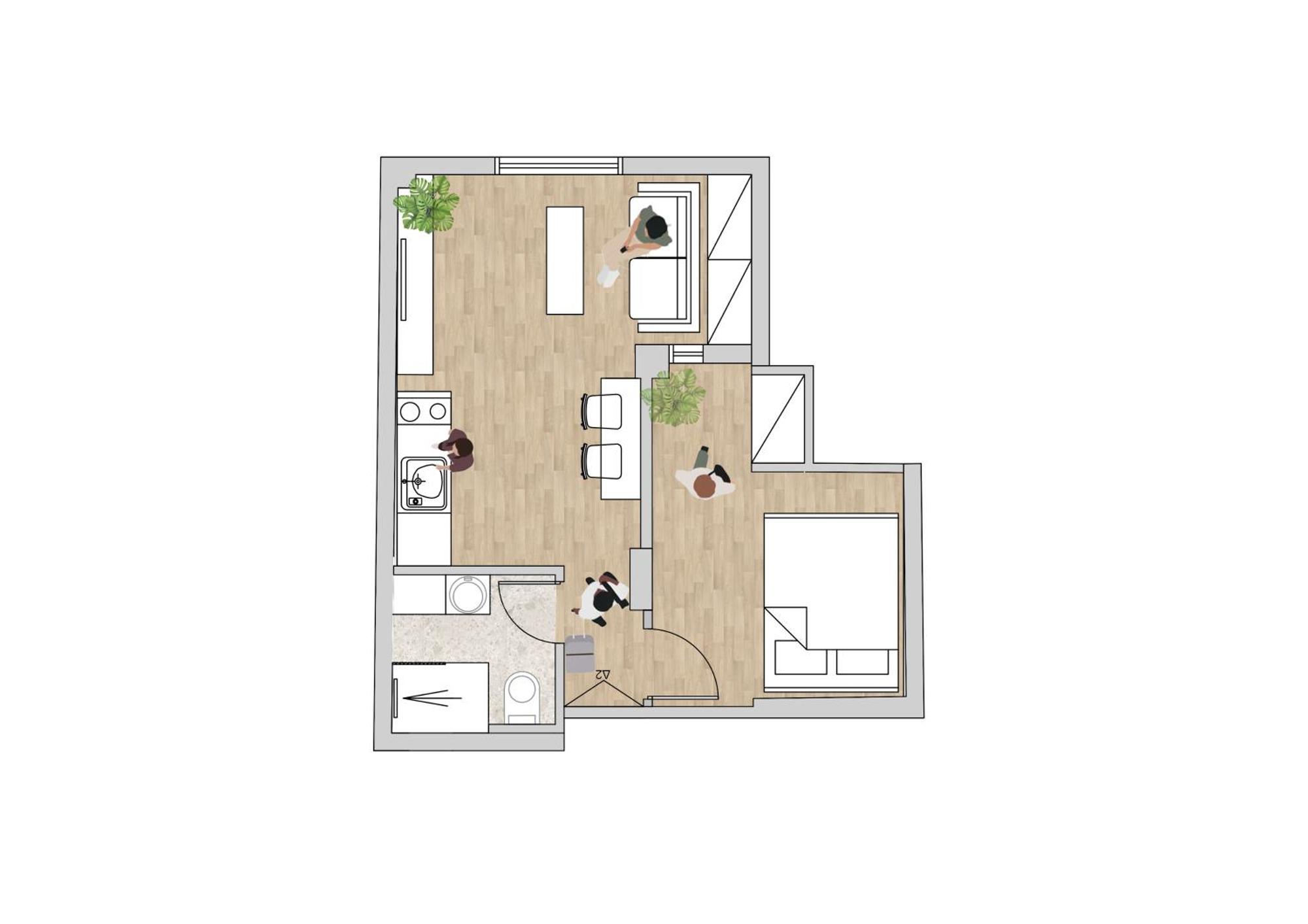 Appartamento Honey Oak & Cream Patio By Nest Salonicco Esterno foto