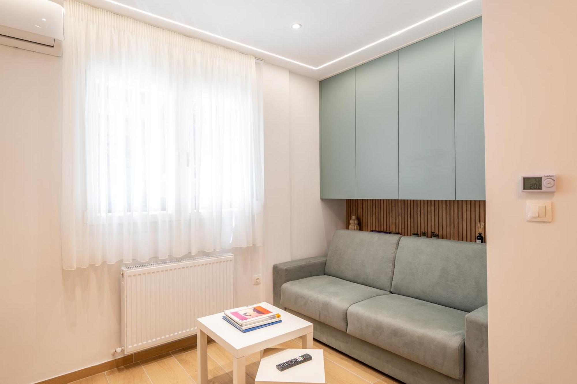 Appartamento Honey Oak & Cream Patio By Nest Salonicco Esterno foto