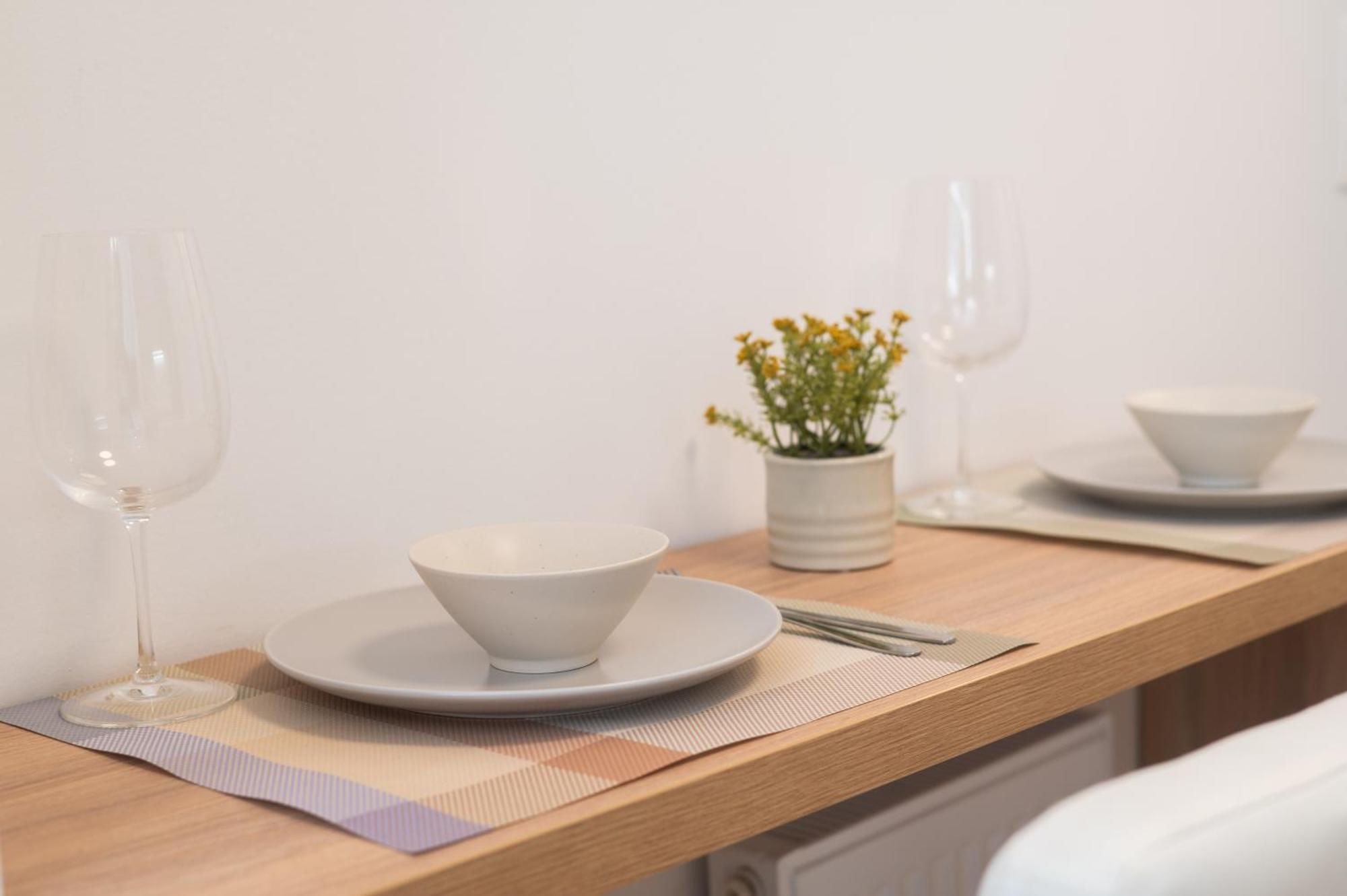 Appartamento Honey Oak & Cream Patio By Nest Salonicco Camera foto